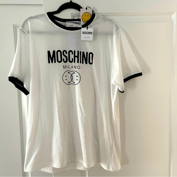 Moschino White T-Shirt for Men - Picture 2 of 7